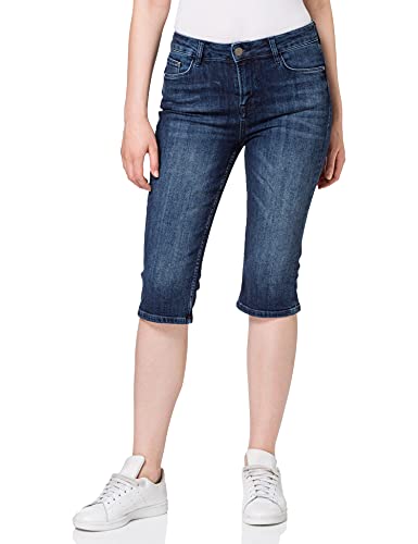 Mexx Bermudas, Azul (Denim Dark Wash 300098), W28/L32 (Talla del Fabricante: 28) para Mujer