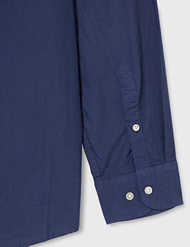 Mexx Camisa, Azul (Dark Denim 194118), 41 (Talla del Fabricante: Medium) para Hombre