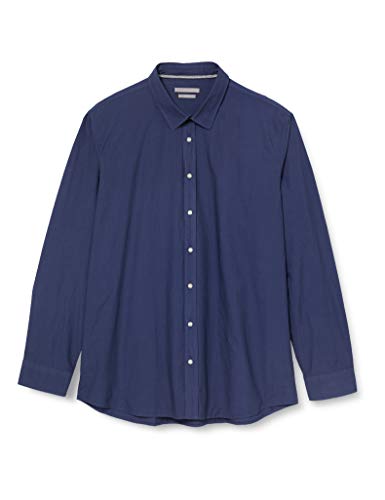Mexx Camisa, Azul (Dark Denim 194118), 41 (Talla del Fabricante: Medium) para Hombre