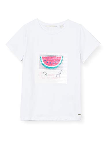 Mexx Camiseta, Blanco (Bright White 110601), 110/116 (Talla del Fabricante: 110-116) para Niñas