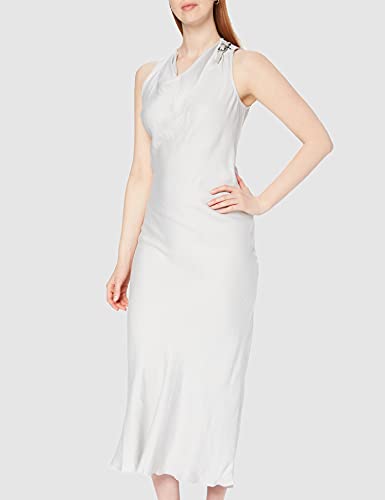 Mexx Vestido de Fiesta, Gris (Quiet Grey 144107), 36 (Talla del Fabricante: 34) para Mujer