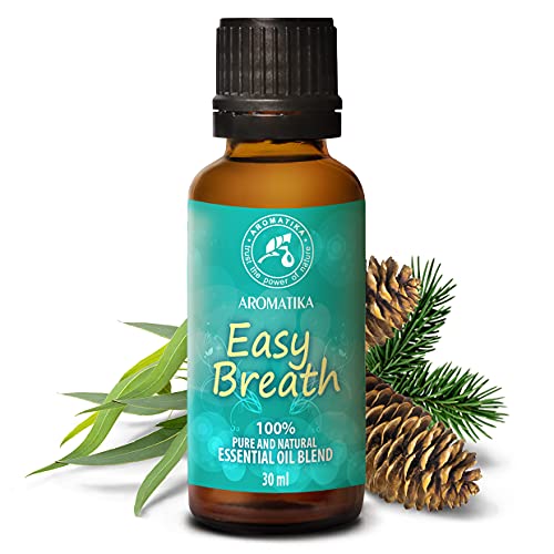 Mezcla Eucalipto y Abeto Siberiano 30ml - Respiración Fácil - Aceites Esenciales para Difusor - Aromaterapia - Lámpara Aromática - Fragancia Hogar
