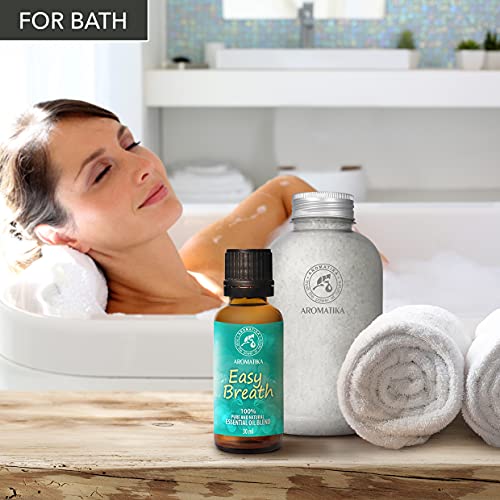 Mezcla Eucalipto y Abeto Siberiano 30ml - Respiración Fácil - Aceites Esenciales para Difusor - Aromaterapia - Lámpara Aromática - Fragancia Hogar