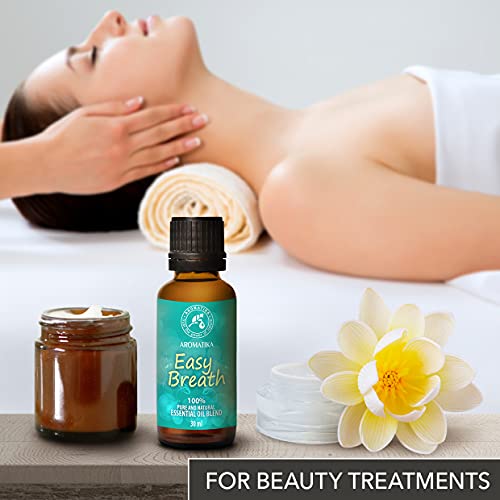 Mezcla Eucalipto y Abeto Siberiano 30ml - Respiración Fácil - Aceites Esenciales para Difusor - Aromaterapia - Lámpara Aromática - Fragancia Hogar