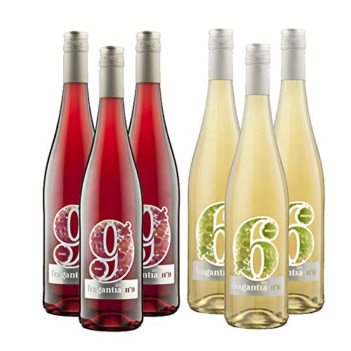 Mezclanza Santiamén - Vinos Rosado y Blanco Fragantia nº9 y nº6 - D.O. Tierras de Castilla - Mezclanza Gonzalez Byass (Pack de 6 botellas)