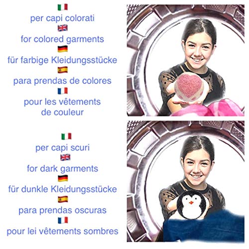 MGKolbe® Pelotas para secadora, bolas de lana, ambientador de aceites esenciales, suavizante natural, hipoalergénico, sin olor, antiarrugas, con 6 bolas blancas con flor