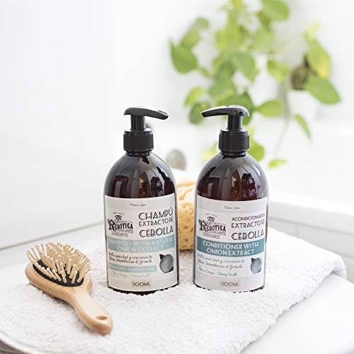 MI REBOTICA | Champú Suave sin Sulfatos con Extracto de Cebolla Olor Cereza | Champú Fortalecedor Cabello | Vitaminas para el Cabello | Champu Antienvejecimiento y Antioxidante (500 ml)