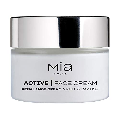 MIA Makeup Active Face Cream Crema sebo-reguladora contra el acné y la piel grasa dañada por granos, puntos negros o dermatitis seborreica