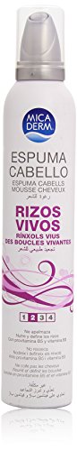 Mica Derm - Espuma Cabello - Rizos vivos - 300 ml - [paquete de 3]