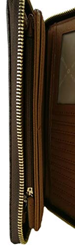 Michael Kors - Jet Set - Cartera de piel para mujer, ideal para viajar, Marrón (Marrón 2019), Medium
