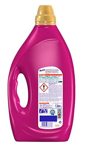Micolor Gel Frescor Duradero (pack de 4, total: 120 lavados), detergente líquido para lavadora con sistema neutralizador de olor, ideal para prendas sintéticas, jabón para ropa