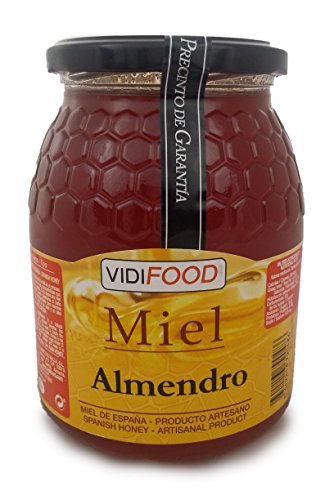 Miel de Almendro - 1kg - Producida en España - Tradicional & 100% pura - Aroma Floral y Frutal, Sabor Dulce