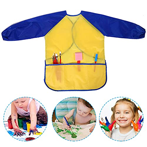 Migaven Juego De Pintura Para Niños De 28 Piezas Con Paleta De Delantal, Tablero De Dibujo De Pintura Acrílica De 24 Colores, Soporte Para Cepillos De Caballete Para Niños Pequeños, Regalo Para Niños
