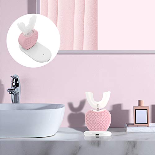 MILISTEN Cepillo de Dientes en Forma de U Cepillo de Dientes Eléctrico Cepillo de Dientes Automático para Niños Cepillo de Dientes de 360 ??° para Viajes Familiares