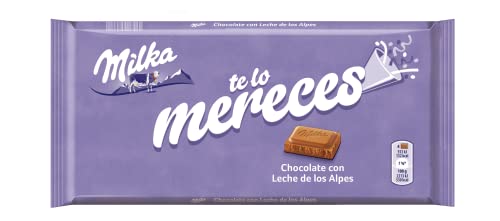 Milka -Tableta Personalizada de Chocolate con Leche, Disponibles 4 Diseños, Envío Aleatorio - 125 g
