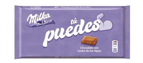 Milka -Tableta Personalizada de Chocolate con Leche, Disponibles 4 Diseños, Envío Aleatorio - 125 g