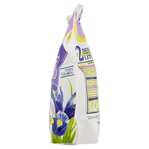 Milmil Jabón líquido Talco e Iris, recarga universal, 2000 ml