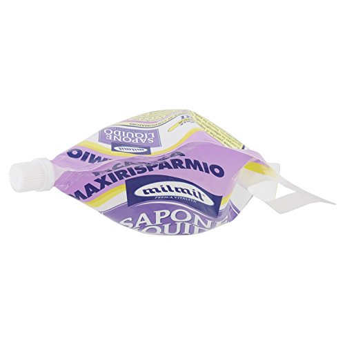Milmil Jabón líquido Talco e Iris, recarga universal, 2000 ml