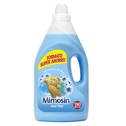 Mimosin Suavizante Concentrado Azul Vital 166+24 lavados - Pack de 4