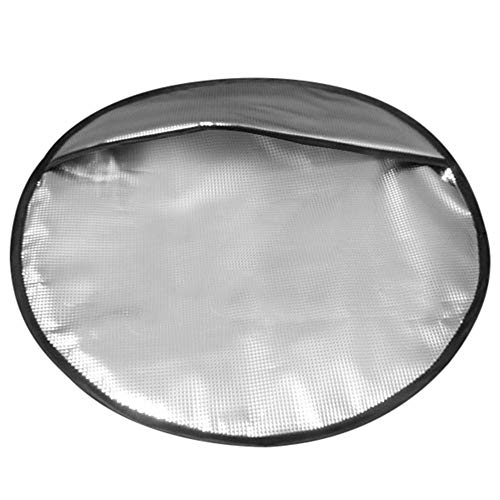 MiOYOOW Protector solar de coche, cubierta de parasol de volante con aislamiento térmico para parabrisas SUV camión furgoneta