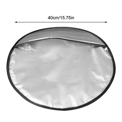 MiOYOOW Protector solar de coche, cubierta de parasol de volante con aislamiento térmico para parabrisas SUV camión furgoneta