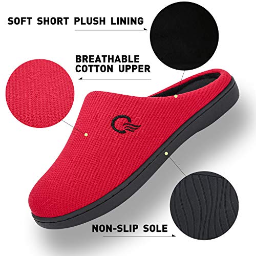 Mishansha Zapatillas de Casa Hombre Pantuflas Mujer Invierno CáLido Zapatos Casa Unisex Acogedores Espuma de Memoria Antideslizantes Interior