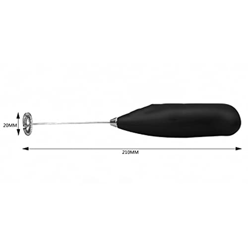 MISS Z Leche eléctrica automática Frotura de acero inoxidable Cocina antiadherente Batidor de batido Mildeo Fabricante de espuma Herramientas de cocina for el hogar (Color : Black, Size : One size)
