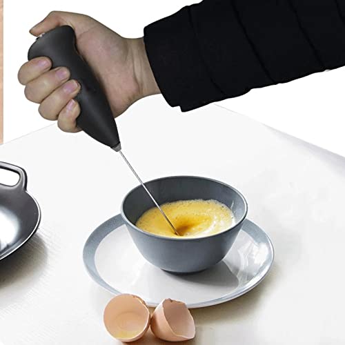 MISS Z Leche eléctrica automática Frotura de acero inoxidable Cocina antiadherente Batidor de batido Mildeo Fabricante de espuma Herramientas de cocina for el hogar (Color : Black, Size : One size)