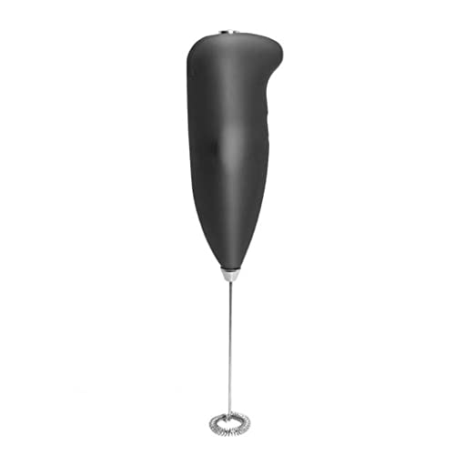 MISS Z Leche eléctrica automática Frotura de acero inoxidable Cocina antiadherente Batidor de batido Mildeo Fabricante de espuma Herramientas de cocina for el hogar (Color : Black, Size : One size)