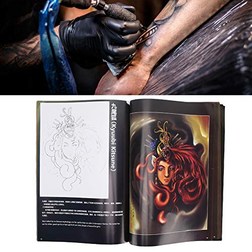 Mito Patrón De Color Libro De Tatuaje Plantilla De Atlas Del Tatuaje 120 Páginas Diseños De Tatuaje Fantasía, Dragón, Para Patrón De Artista Del Tatuaje