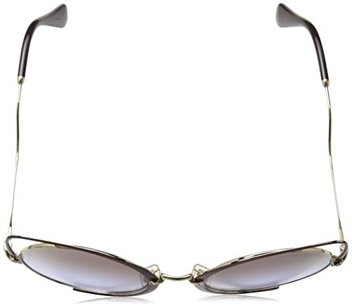 Miu Miu 0MU51TS R1J2H2 54 Gafas de Sol, Marrón (Pale Gold/Brown/Violet Brown Silver), Mujer