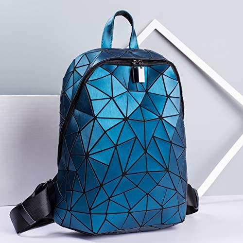 Mochila geométrica Holográfica Luminesk Irredescent Mochila reflectante - azul - Talla única