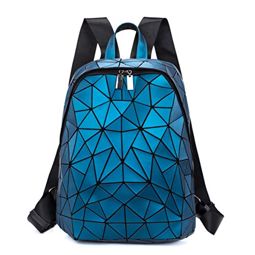 Mochila geométrica Holográfica Luminesk Irredescent Mochila reflectante - azul - Talla única