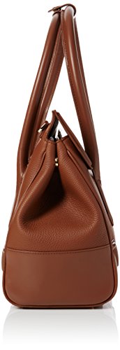 MODALU() Hemingway - Bolso con asa superior para mujer, Marrón (Tan), Talla única