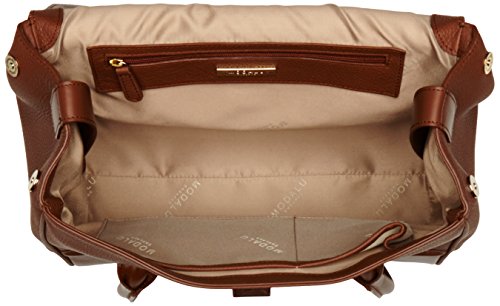 MODALU() Hemingway - Bolso con asa superior para mujer, Marrón (Tan), Talla única