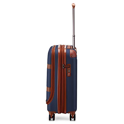 MODO by Roncato Maleta De Cabina 55 Cm Rigida 4 Ruedas Charm, 39/49 Lt - 55x40x20/25 cm, Ligero Extensible Organización Interna Cierre TSA, Cabina Aprobado para Ryanair Easyjet, Garantia 2 Anos