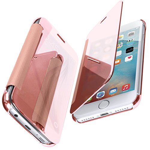 MoEx® Funda Protectora Fina Compatible con iPhone XS MAX | Cristal Tintado Transparente, Rose doré