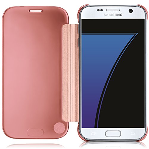 MoEx® Funda Protectora Fina Compatible con Samsung Galaxy S9 Plus | Cristal Tintado Transparente, Rose doré