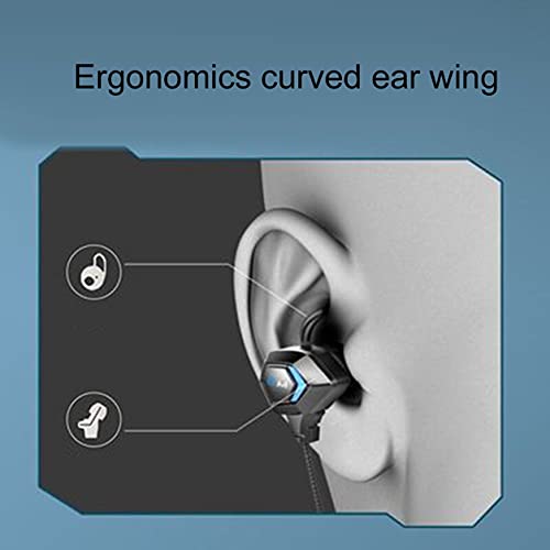 MOHAN88 Auriculares G28 0 Delay 3.5mm Auriculares para Juegos Manos Libres para Juegos Auriculares Deportivos PC Earfon Auriculares para Juegos