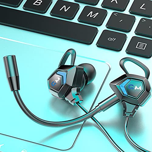 MOHAN88 Auriculares G28 0 Delay 3.5mm Auriculares para Juegos Manos Libres para Juegos Auriculares Deportivos PC Earfon Auriculares para Juegos