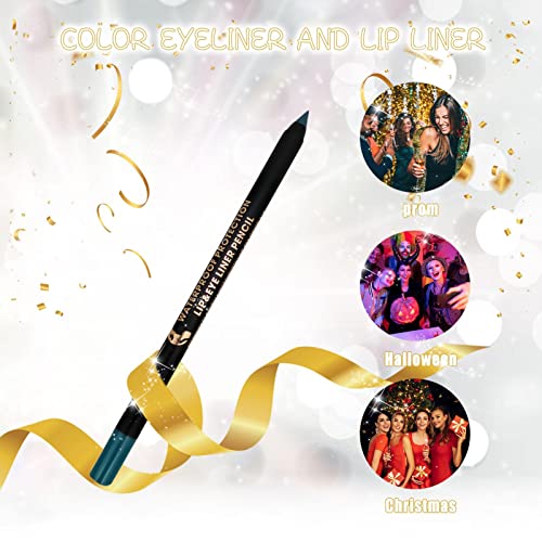 Molare Lápices delineadores de Ojos de Colores lápiz de Sombra de Ojos a Prueba de Agua Kit de delineador de Ojos de Perlas delineador de Ojos con Brillo metálico para Mujeres niñas Kit de Maquillaje