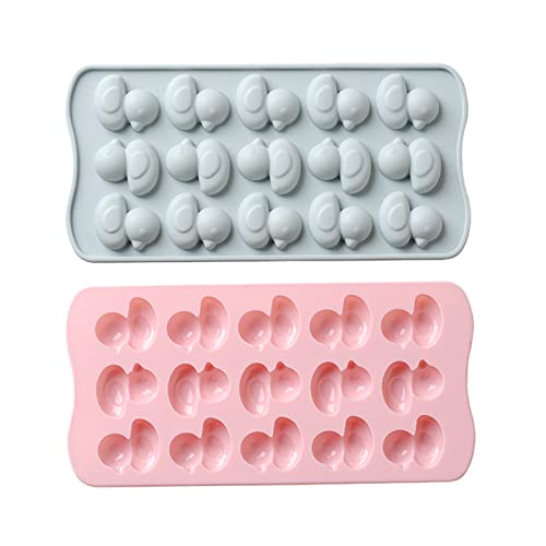 Molde De Silicona Con Forma De Pato Molde Praliné Con Pato Forma De Fondant De Borde Diy Pato Para Pudín De Cubitos De Hielo Gelatina Huevo De Pato Bandeja De Cubitos De Hielo De Silicona Moldes