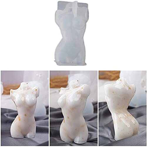 Molde Silicona Humana Forma Vela Corporal 3D Molde Vela Silicona Corporal Molde Silicona Mujer 3D Forma Vela De Mujer Forma Del Cuerpo De Las Mujeres 3D Diy Para Hacer La Vela Perfumada De Chocolate