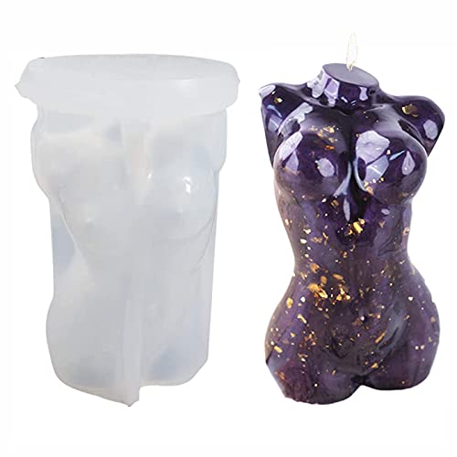 Molde Silicona Humana Forma Vela Corporal 3D Molde Vela Silicona Corporal Molde Silicona Mujer 3D Forma Vela De Mujer Forma Del Cuerpo De Las Mujeres 3D Diy Para Hacer La Vela Perfumada De Chocolate