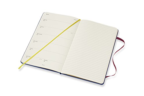 Moleskine DPP12WN3Y19 - Libreta semanal 12m de edición limitada Petit Prince, grande, color azul de amberes