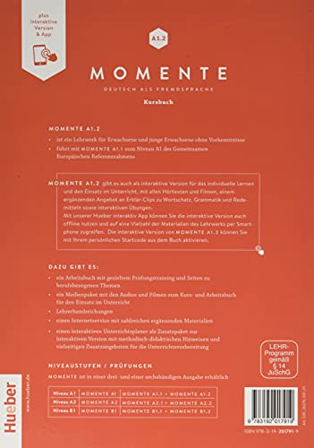 MOMENTE A1.2 KB + Code: Kursbuch A1.2 plus interaktive Version