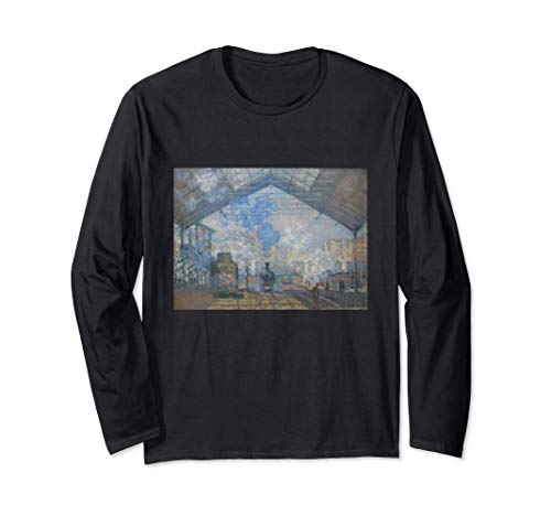 Monet's La Gare Saint-Lazare Manga Larga