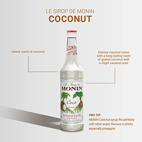 Monin Le Sirop de Monin COCOS Noix de Coco 0,7l - Paquetes de 700 ml