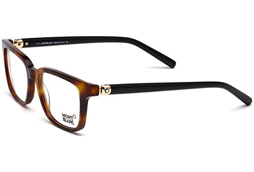 Mont Blanc Brillengestelle Mb0486 Monturas de Gafas, Multicolor (Mehrfarbig), 52.0 para Hombre