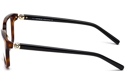 Mont Blanc Brillengestelle Mb0486 Monturas de Gafas, Multicolor (Mehrfarbig), 52.0 para Hombre